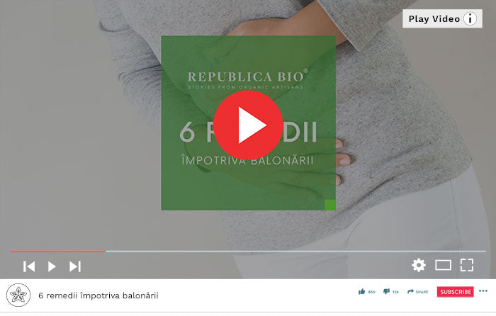 6 remedii împotriva balonării - Video Republica BIO