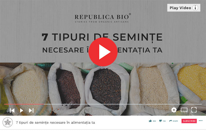 7 tipuri de semințe necesare în alimentația ta - Video Republica BIO