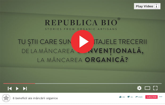 8 beneficii ale mâncării organice- Video Republica BIO