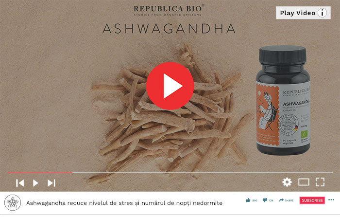 Ashwagandha reduce nivelul de stres și numărul de nopţi nedormite- Video Republica BIO