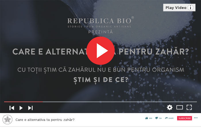 Care e alternativa ta pentru zahăr? - Video Republica BIO