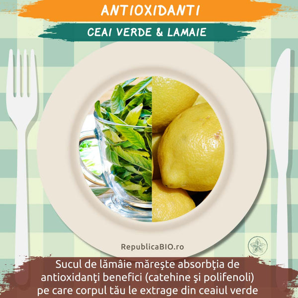 Antioxidanti - ceai verde si lamai