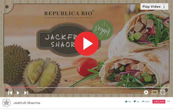 Shaorma cu Jackfruit - Video Republica BIO