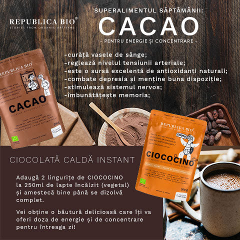 Superalimentul saptamanii: CACAO - Republica BIO