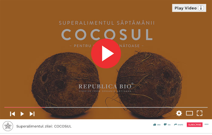 Superalimentul zilei: COCOSUL - Video Republica BIO