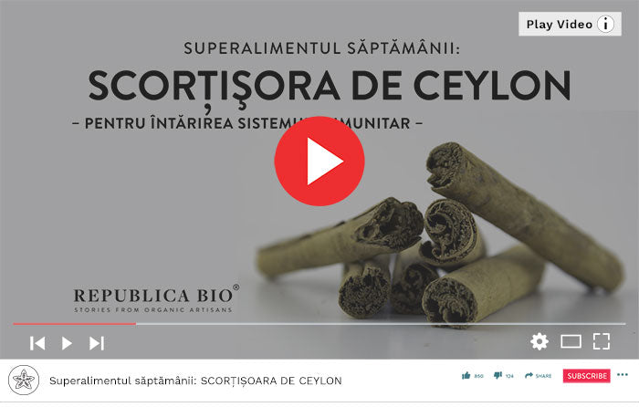 SCORȚIȘOARA DE CEYLON - Video Republica BIO