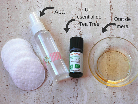 Ingrediente pentru tonicul antiacneic