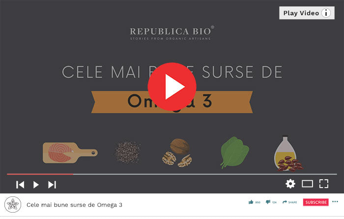 Surse alimentare de Omega 3 - Video Republica BIO