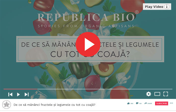 De ce să mănânci fructele și legumele cu tot cu coajă? - Video Republica BIO