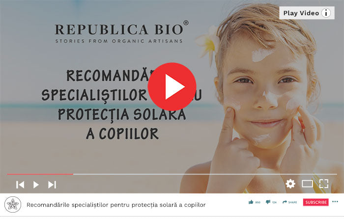 protectie solara copii - Video Republica BIO