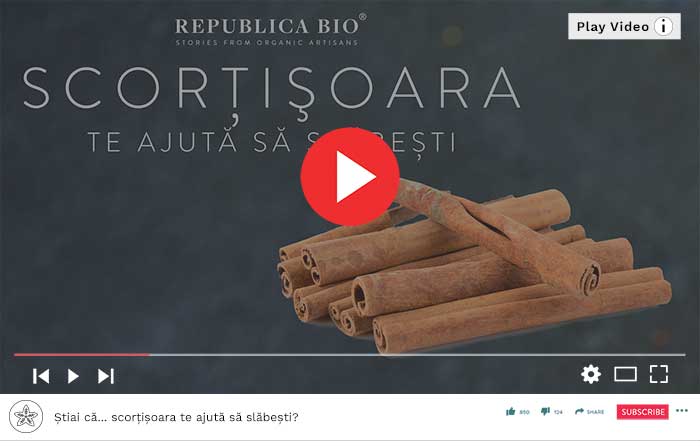 Scorțișoara te ajută să slăbești - Video Republica BIO