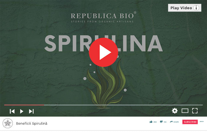 Spirulina, pulbere ecologica pura Republica BIO - Video Republica BIO