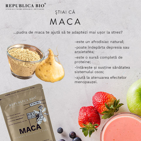 pudra de maca te ajută să te adaptezi mai ușor la stres - Republica BIO