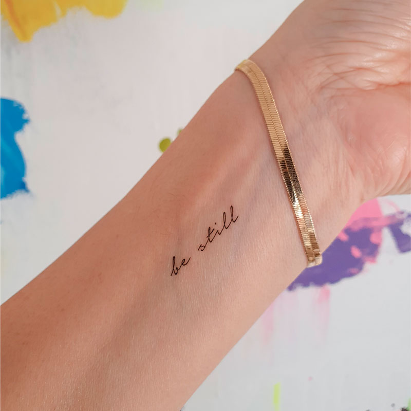 líder Para editar medios de comunicación Pack de tatuajes temporales con palabras inspiradoras – Booksbury
