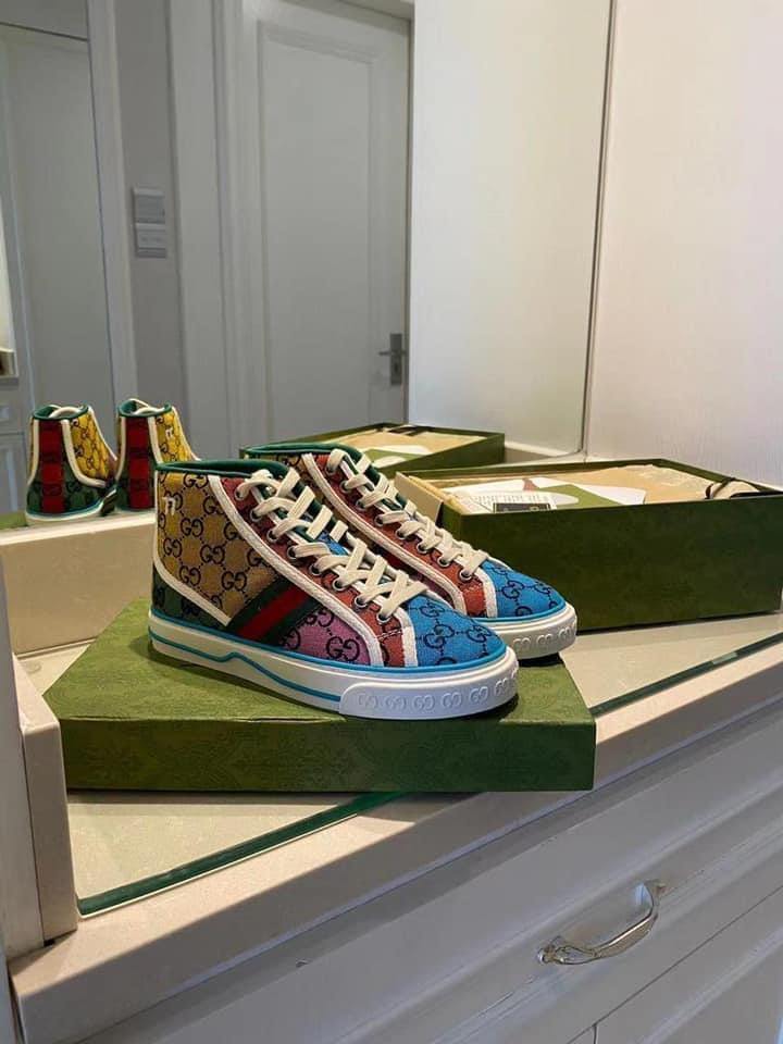 men's gucci tennis 1977 gg multicolor sneaker