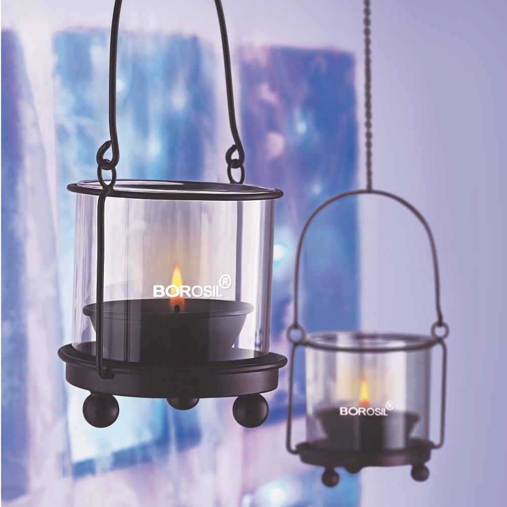 hanging glass diya