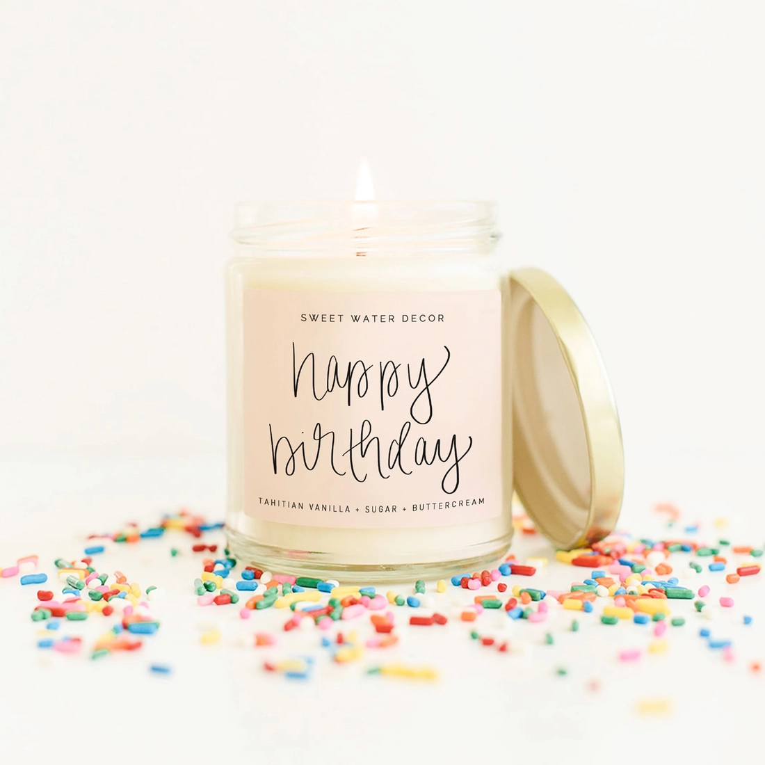 Butter Cream Sprinkle Scented Candle