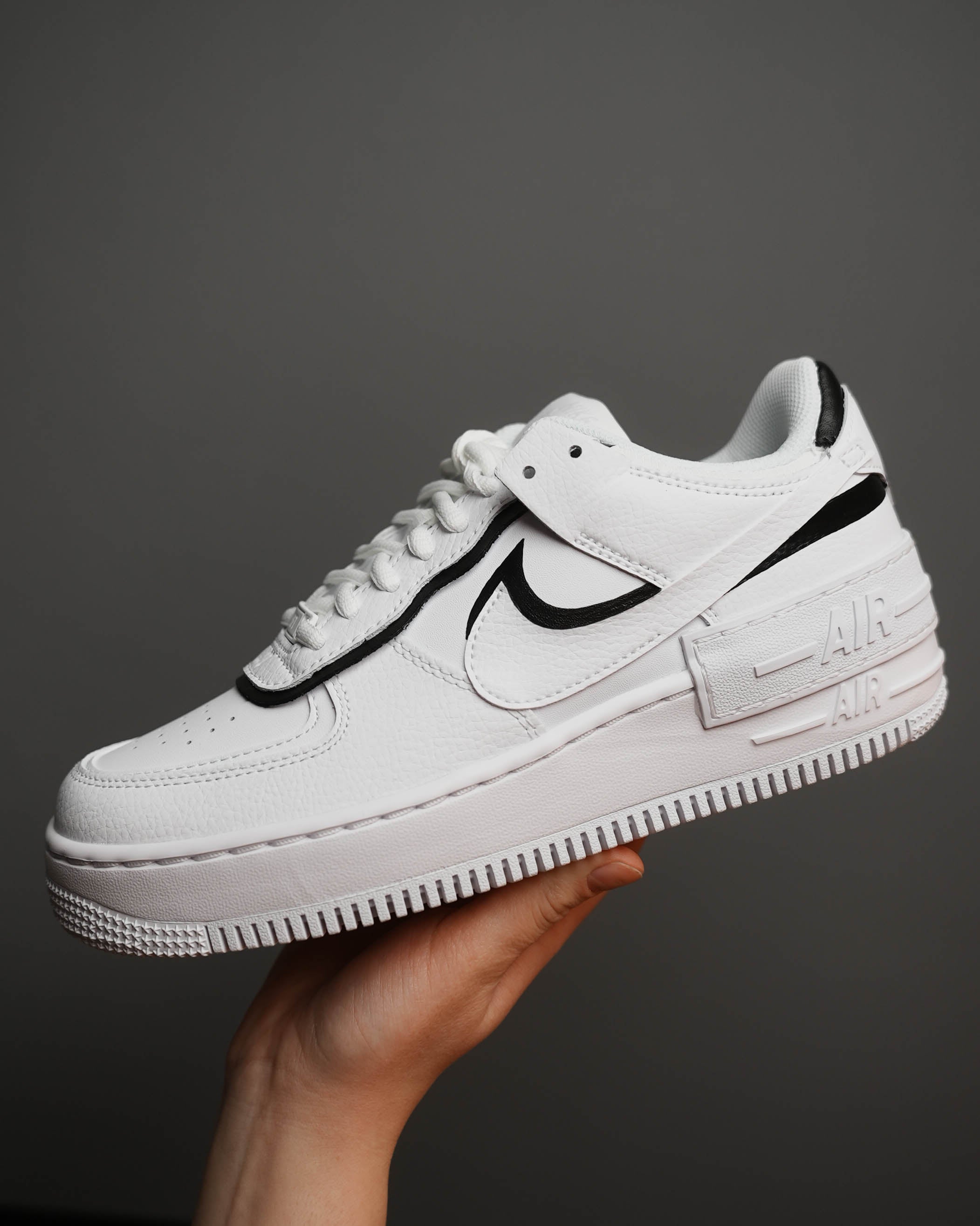 shadow air force 1 black and white
