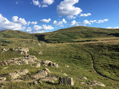 Hiking the Highland Mary Trail near Silverton Colorado