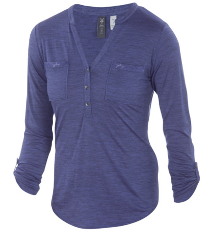 Ibex OD Shanti Henley Merino wool