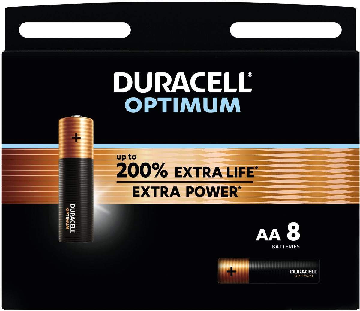 Onderling verbinden gallon escort Duracell batterij Optimum AA, blister van 8 stuks – Merken Distributie
