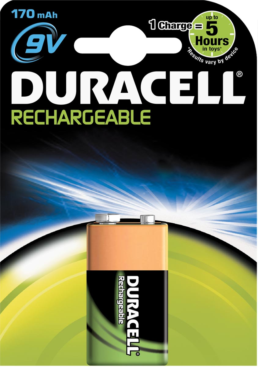 Classificeren Raak verstrikt Egomania Duracell oplaadbare batterij 9V, op blister – Merken Distributie