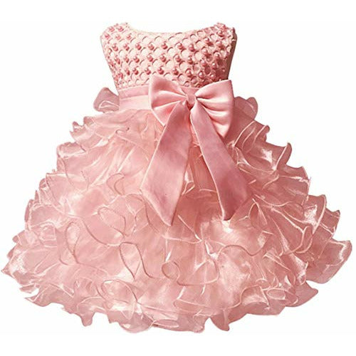 JupElle Little Baby Girl Dress Flower Ruffles Party Wedding Pageant Princess Dresses