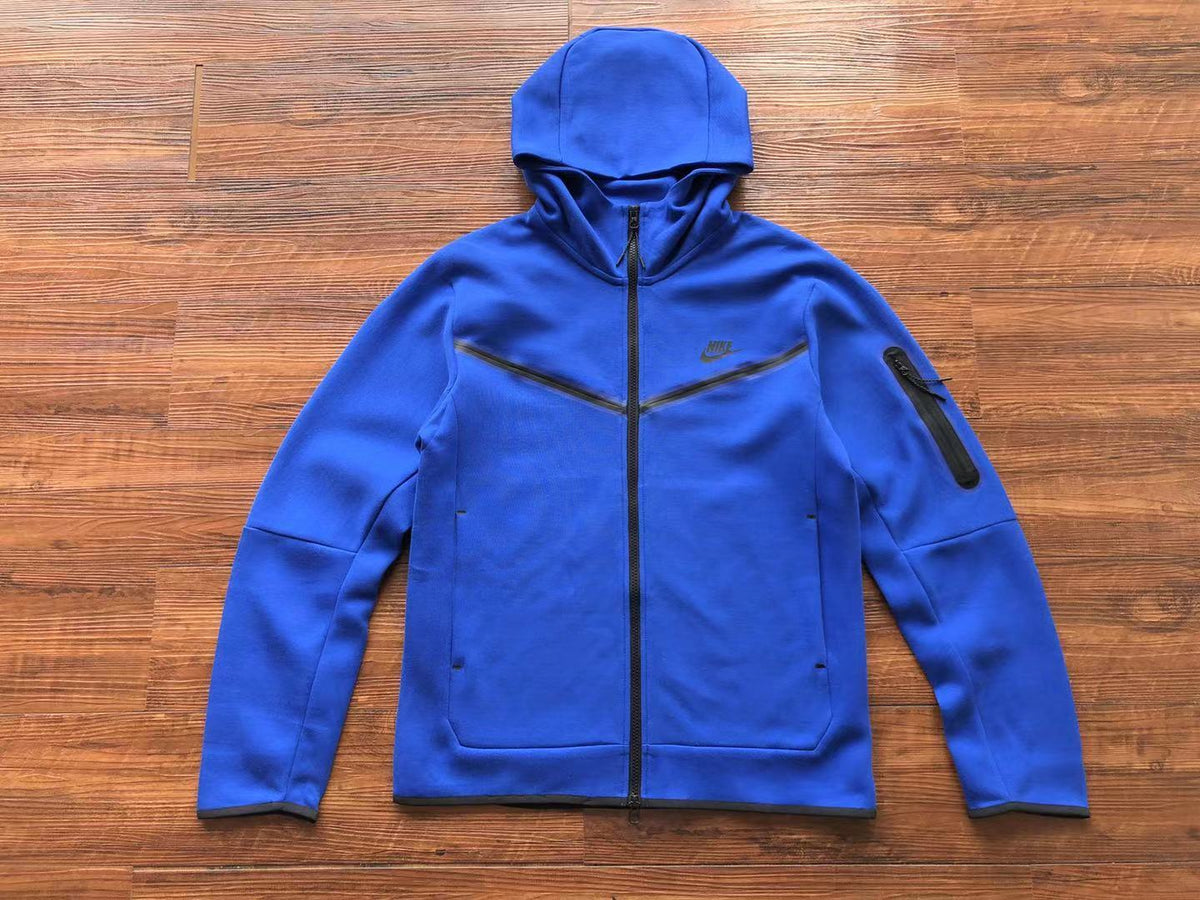 royal blue zip up fleece