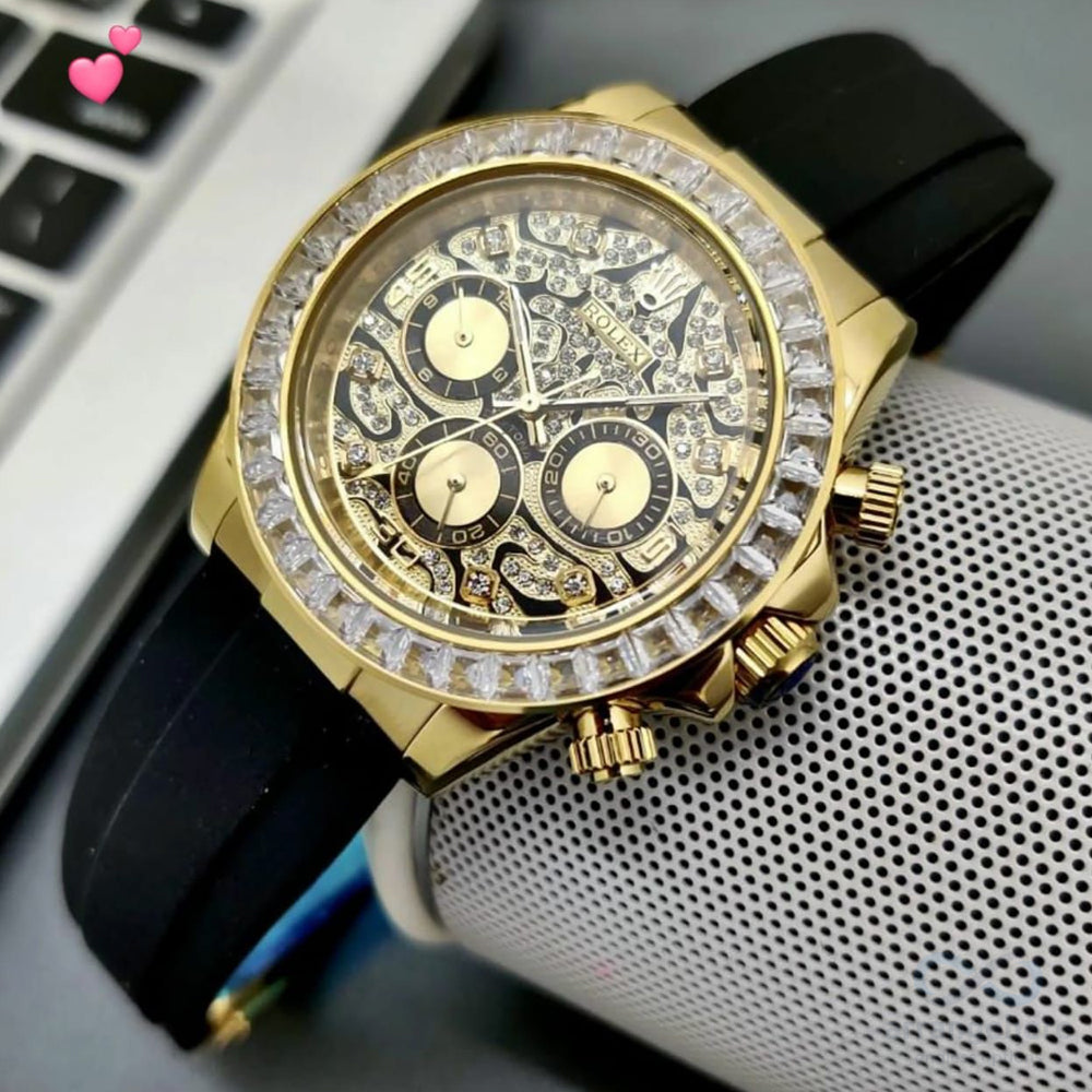 rolex full gold daytona luxury