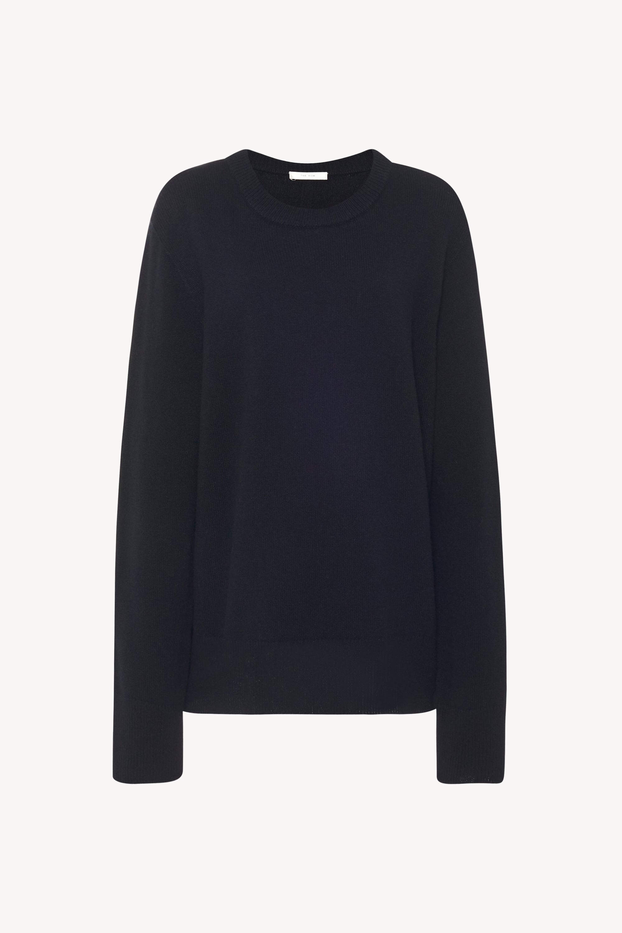 Sibem Top Black in Wool and Cashmere – The Row