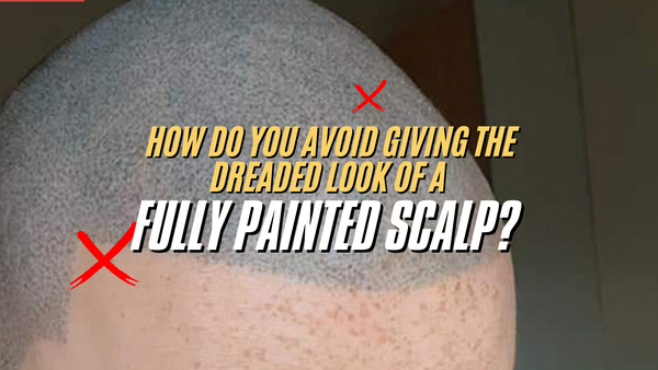 How Do You Avoid Giving the Dreaded Look of a Fully Painted Scalp