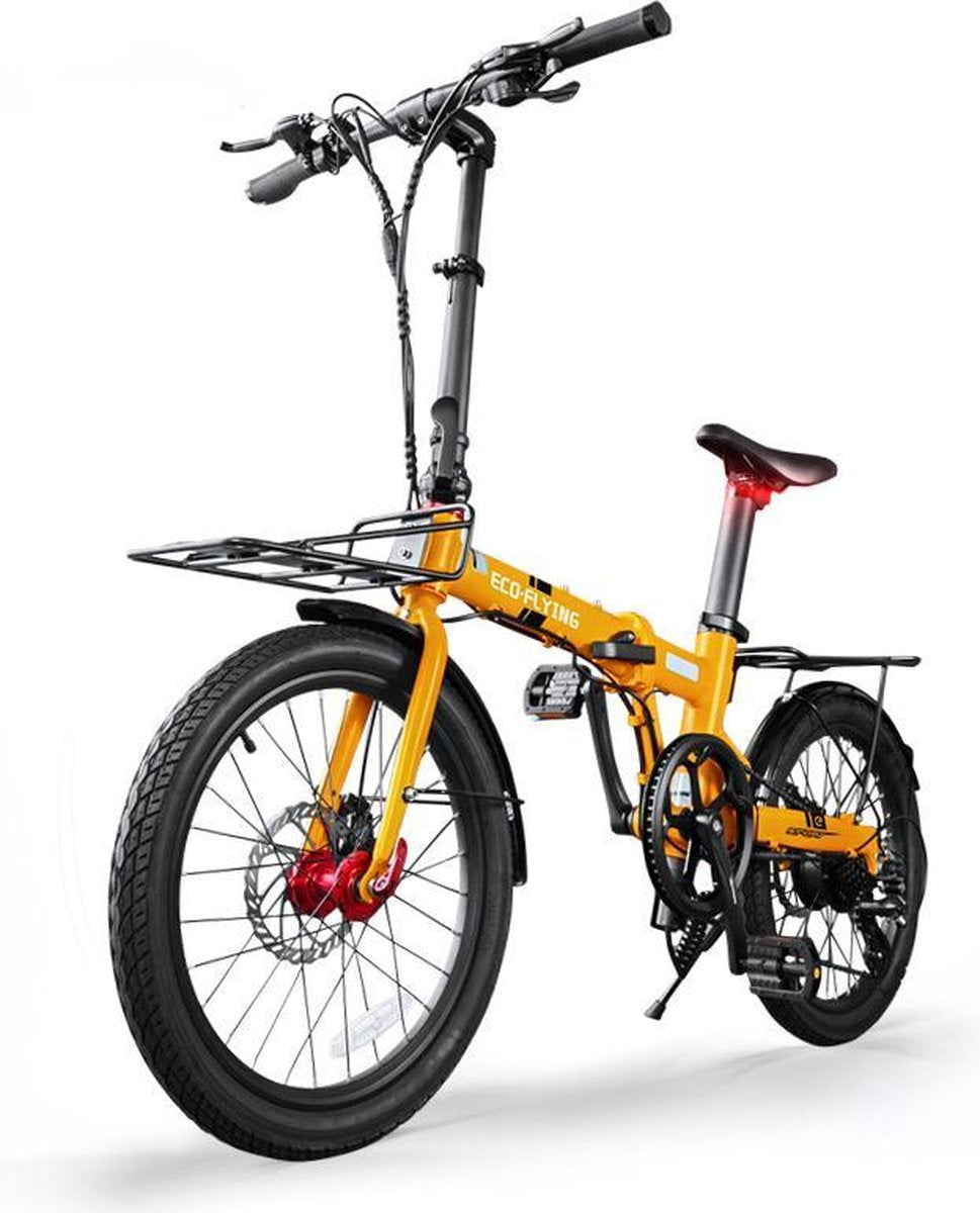 Respectvol Onderhoudbaar vervormen Elektrische fiets - Elektrische Vouwfiets - Eco Flying TOP 760 - Geel –  Jrboards