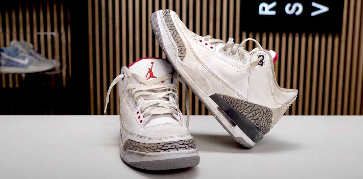 To Clean Air Jordan 3 White Cement 