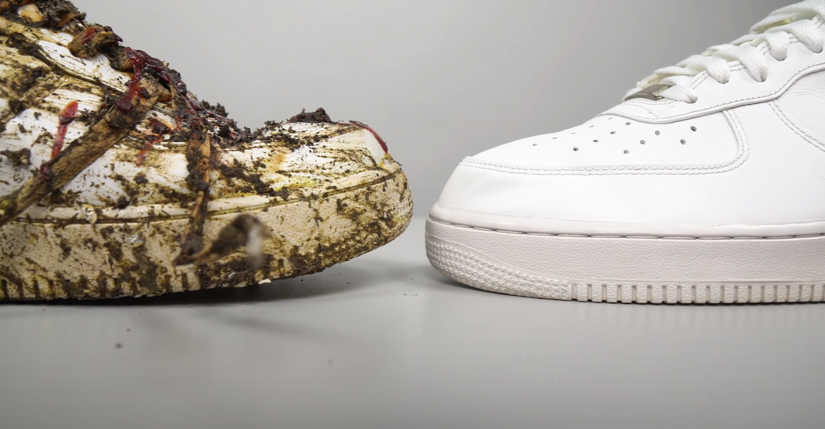 what is the best way to clean white air force ones