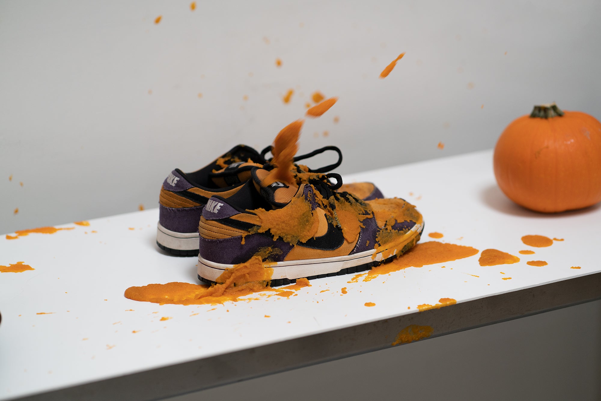 How to Clean Pumpkin off your sneakers