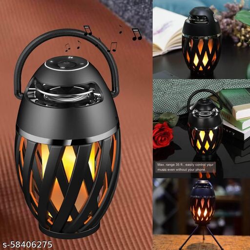 flame lamp bluetooth speaker