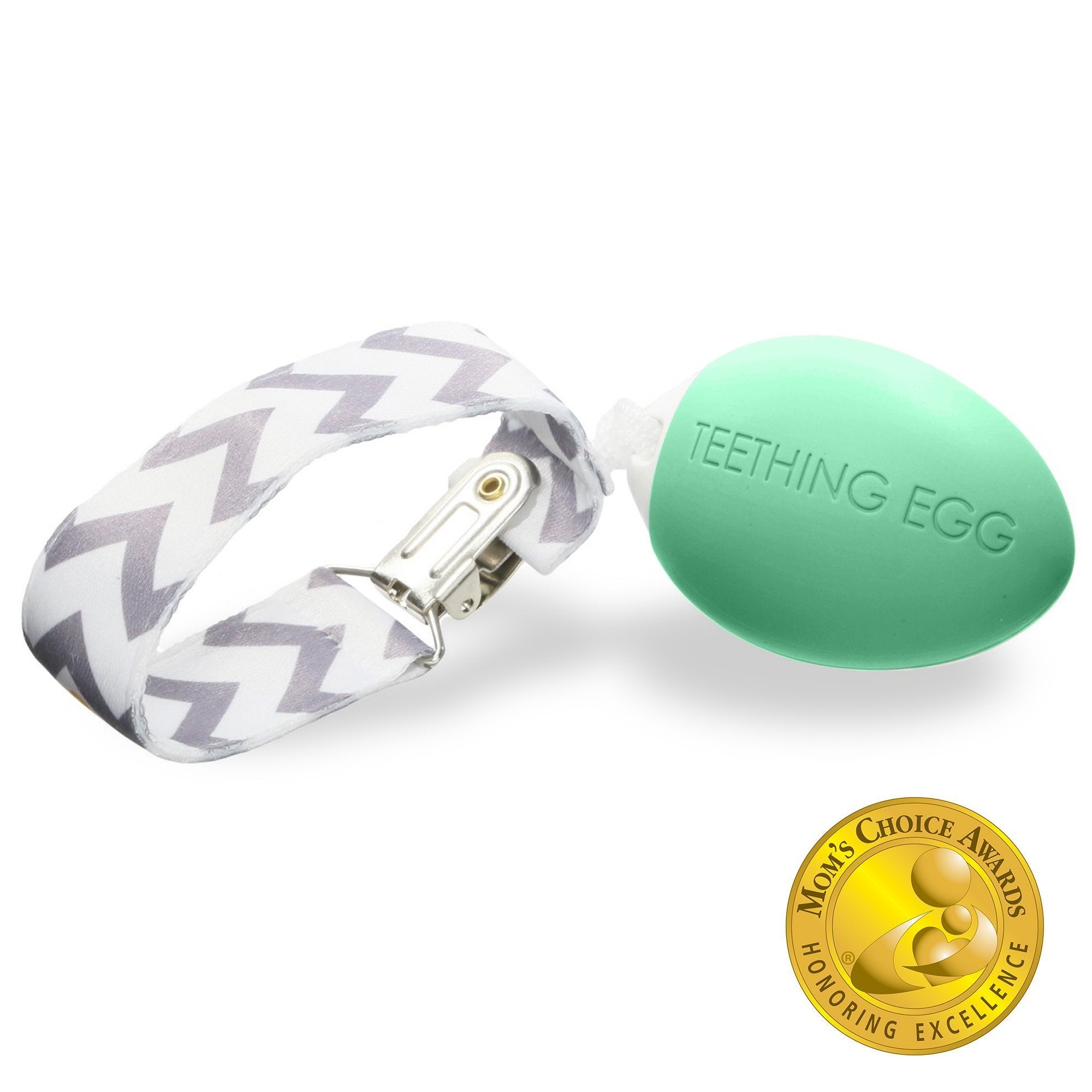 the teething egg - mint green