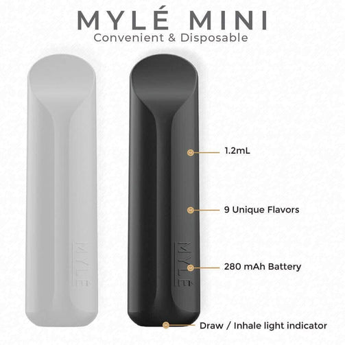 Mini Iced Blueberry MYLÉ Disposable Vape Pods in UAE. Dubai, Abu Dhabi, Sharjah, Ajman - MYLÉ Vape Dubai