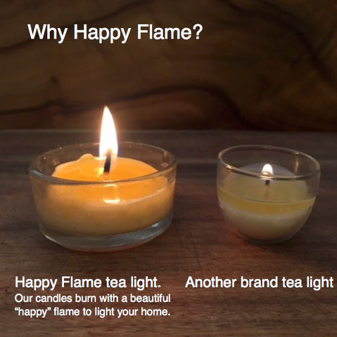 Why happy flame- bright candle light