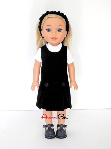 doll school dress