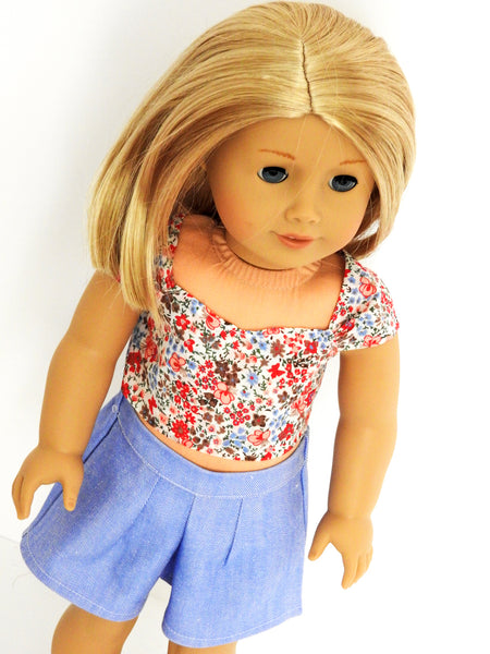 american girl doll crop tops