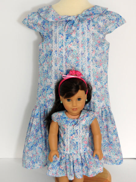 girl dresses with matching doll clothes