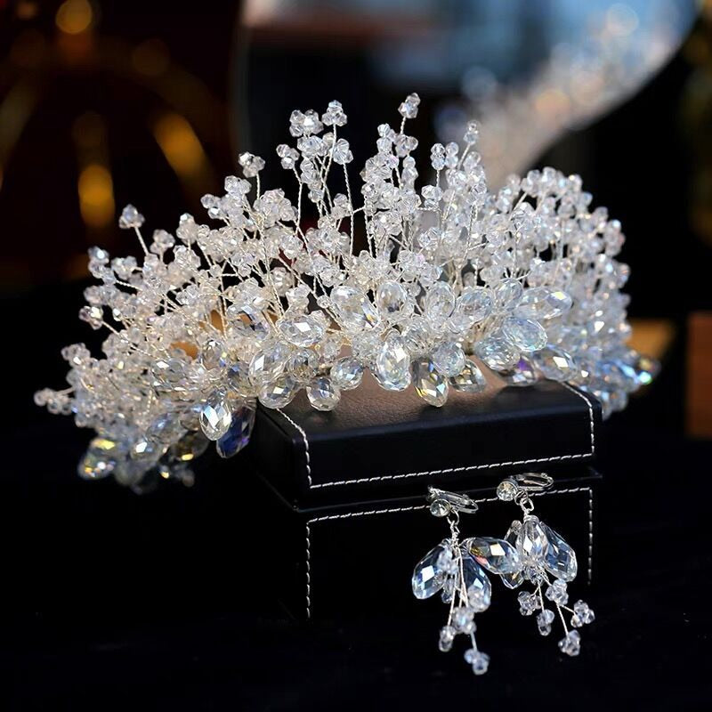 European Pearls Wedding Tiaras Crowns Headbands