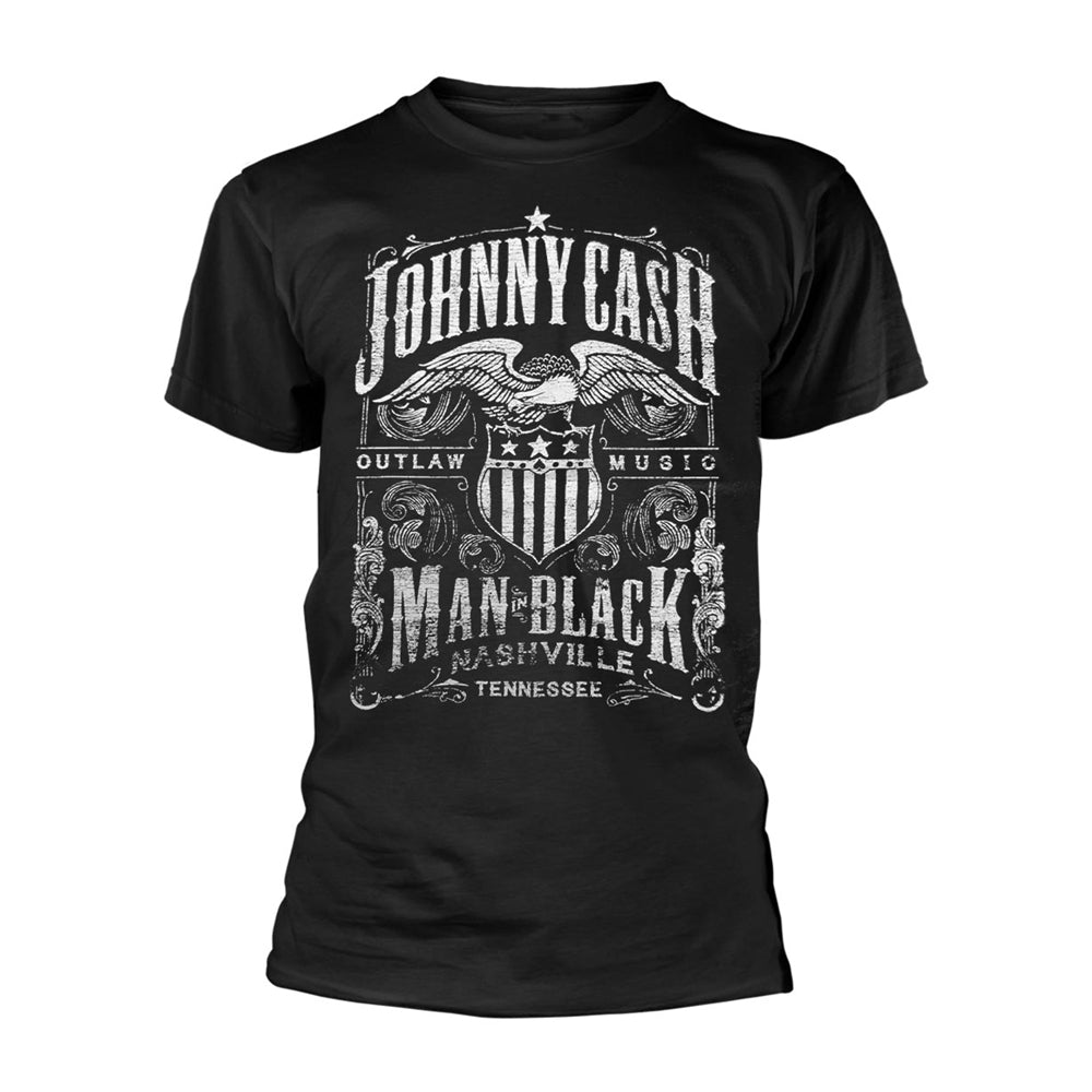 johnny cash man in black shirt