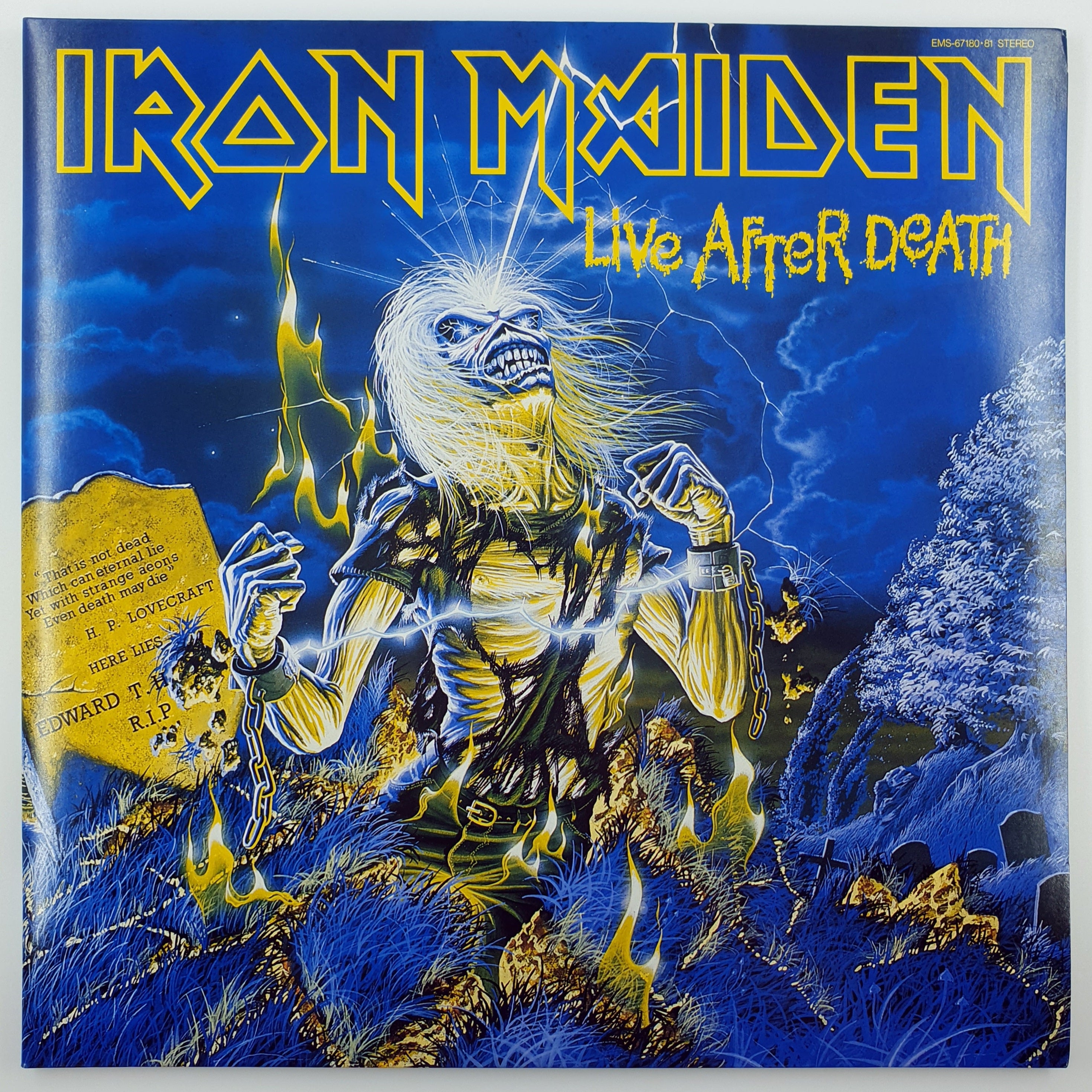 シルバーグレー サイズ 【レコード】希少美品 IRON MAIDEN / LIVE AT