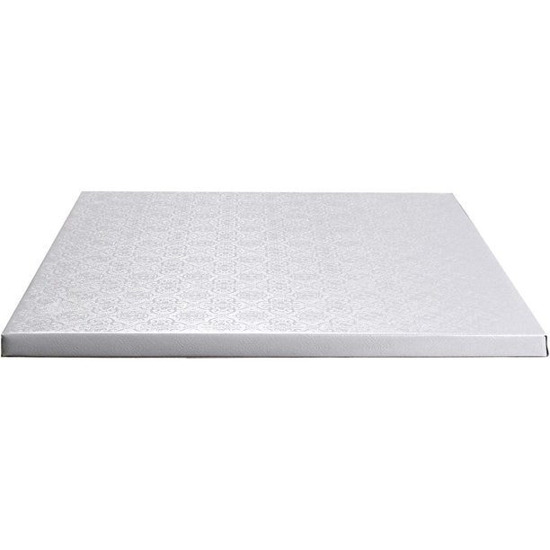 Square Cake Drum, 20", White