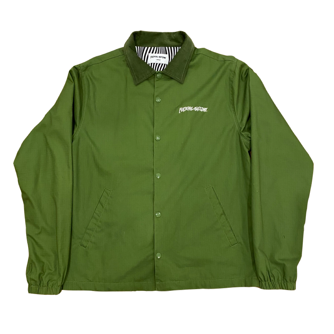 Fucking Awesome Shit Zebra Jacket Olive – NO DRAMAS