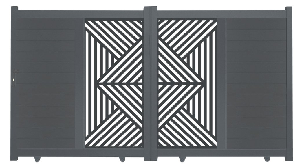 Vector Screen Driveway Gate