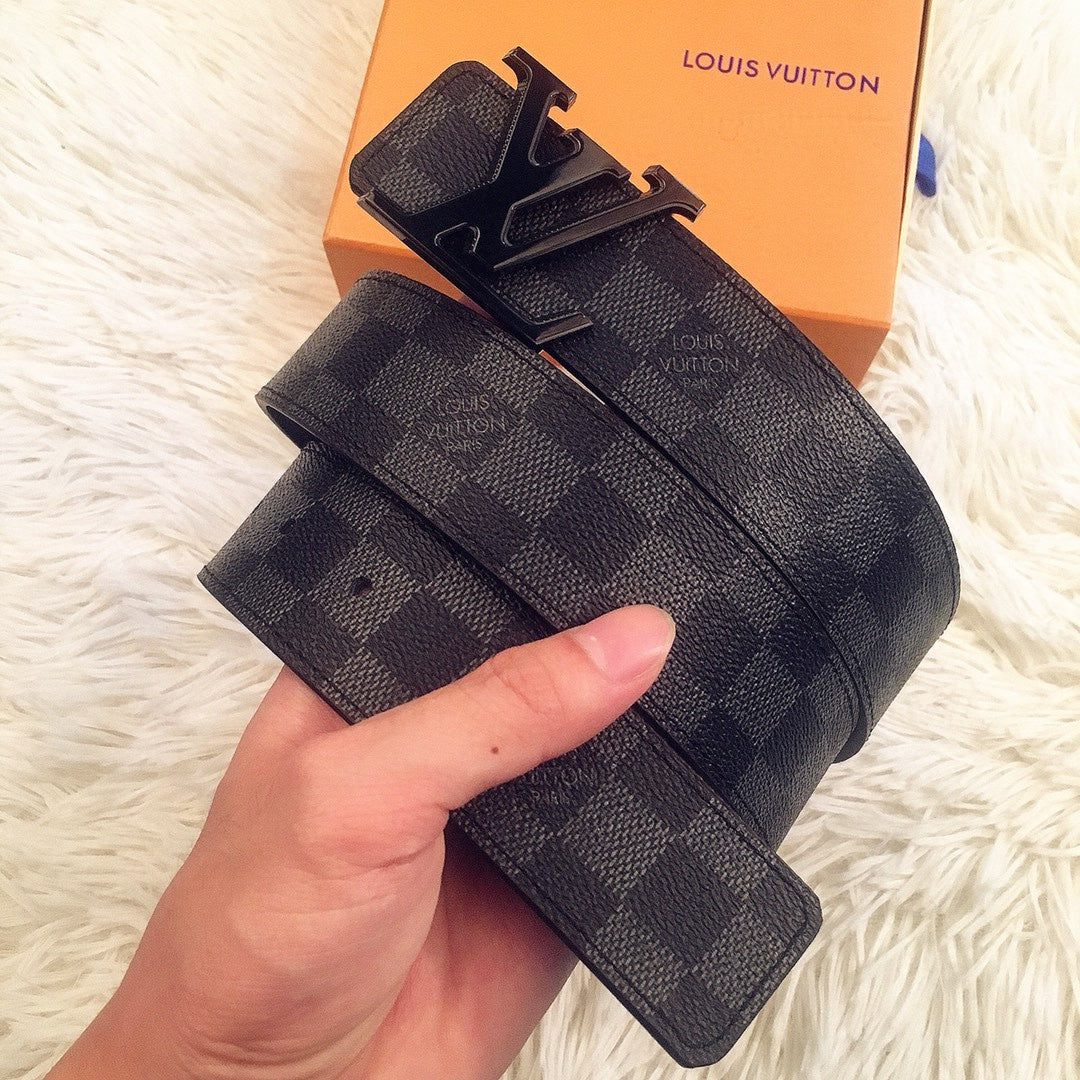 louis vuitton supreme black belt