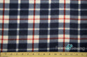 Nautical Plaid Anti-Pill Polar Fleece Fabric Polyester 13 Oz 58-60